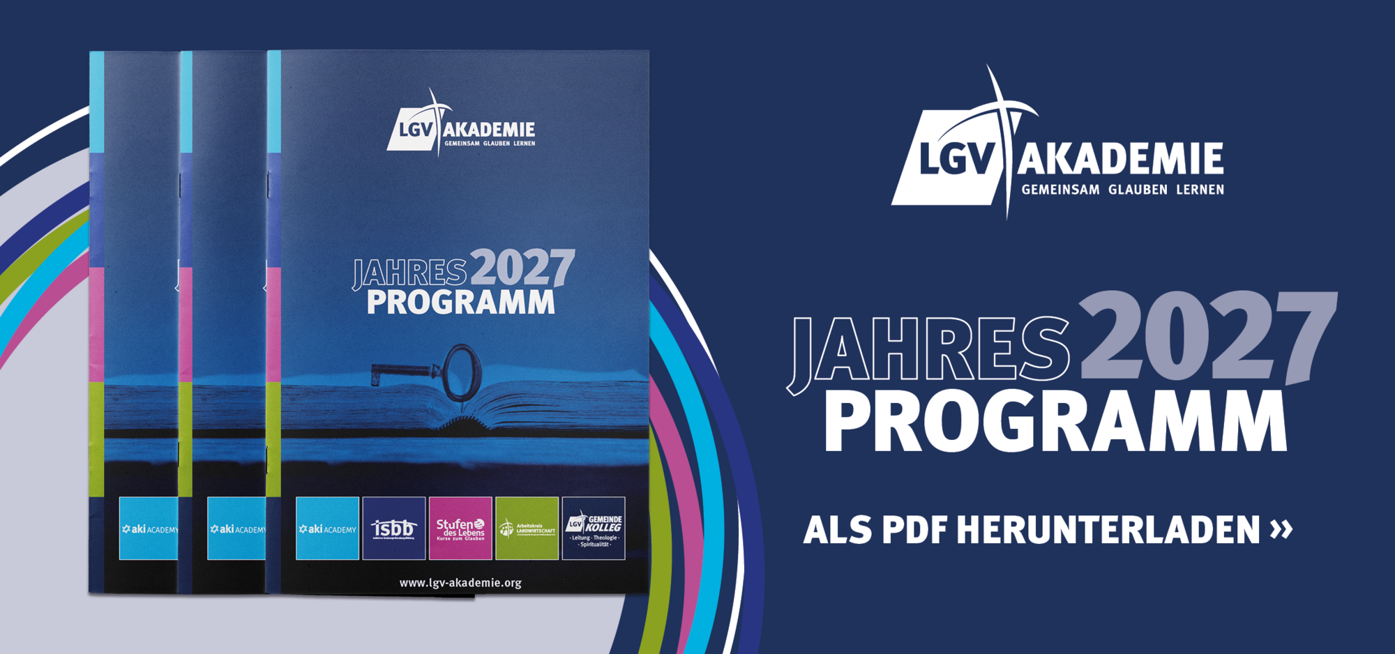zum Jahresprogramm der LGV-Akademie 2027 als PDF zum Download